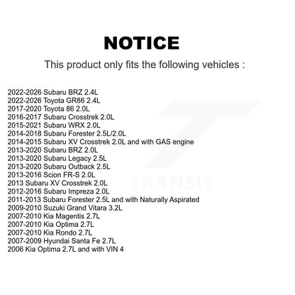 Accessory Drive Belt Idler Poulie pour Subaru Forester Outback Impreza Hyundai Fe