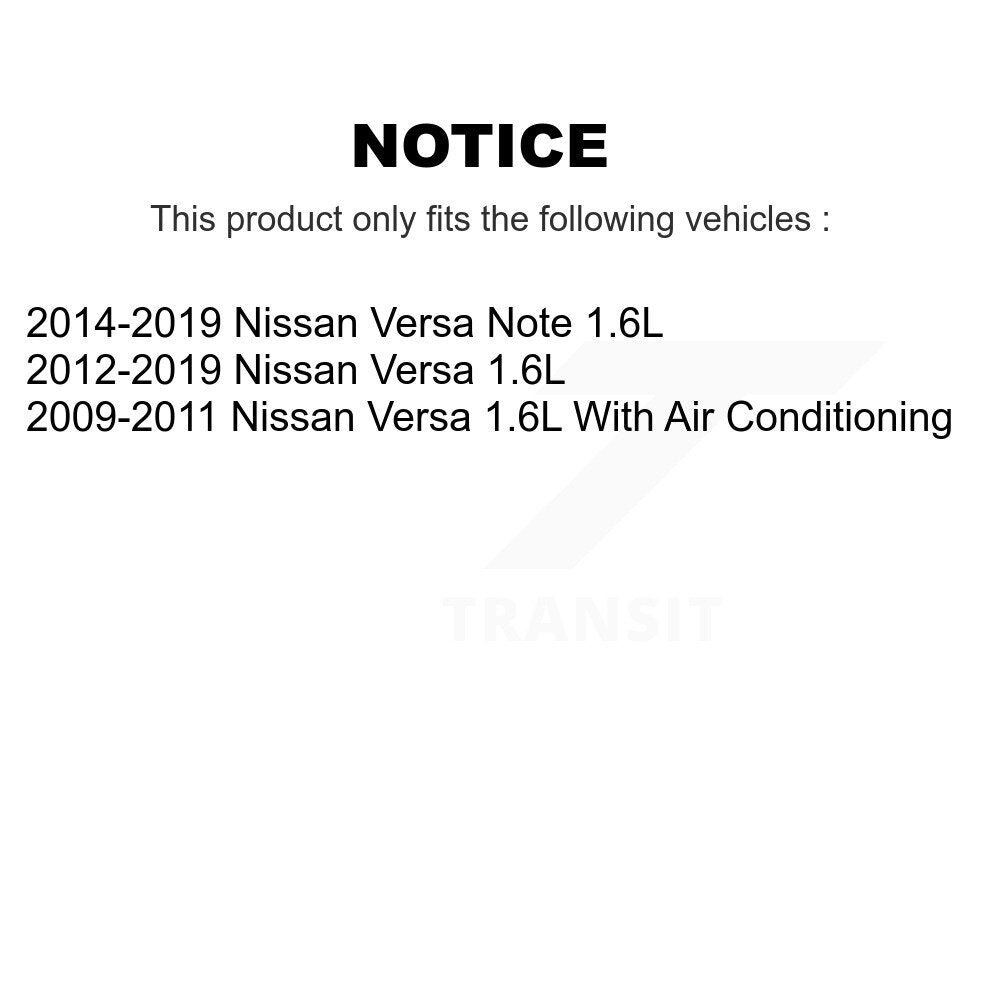 Ceinture d'entraînement Accessory pour Nissan Versa Note 1.6L KTP-89558
