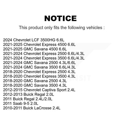 Ceinture d'entraînement accessoire Idler Poulie pour GMC Chevrolet Savana 2500 Express 3500 9-5