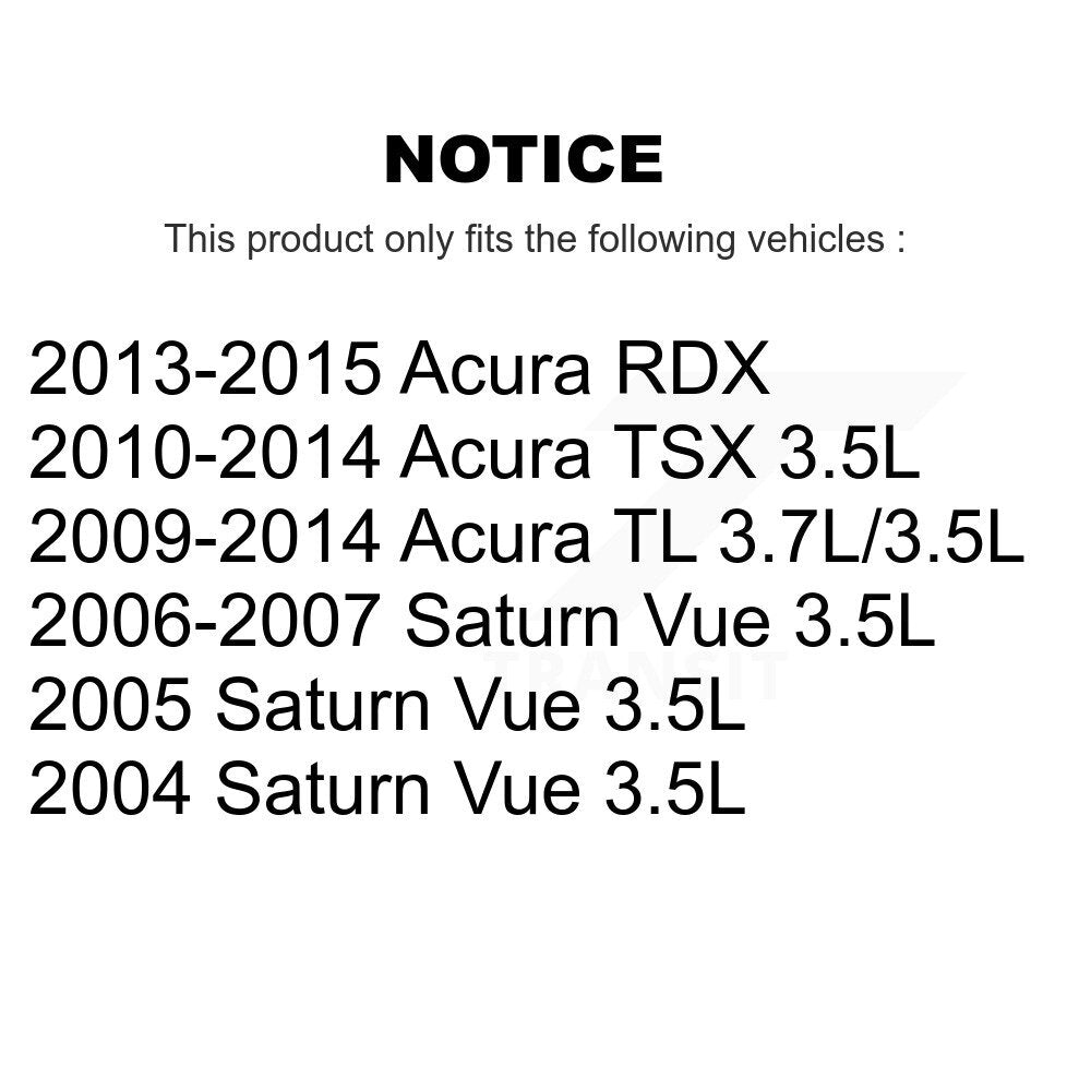 Assemblage de tension de courroie d'entraînement accessoire pour Acura RDX TL TSX Saturne Vue