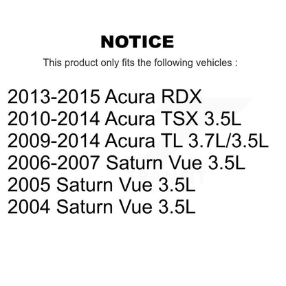 Assemblage de tension de courroie d'entraînement accessoire pour Acura RDX TL TSX Saturne Vue