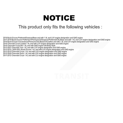 Assemblage de tension de courroie d'entraînement accessoire pour Chevrolet Cruze Buick Encore Trax NG