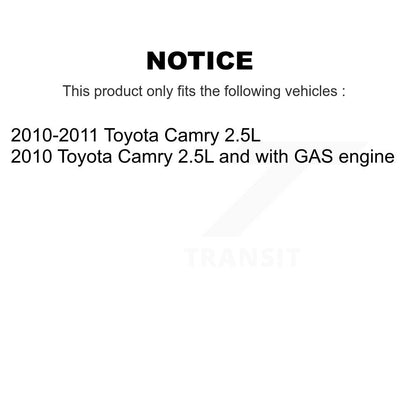 Assemblage de tension de courroie d'entraînement pour Toyota Camry