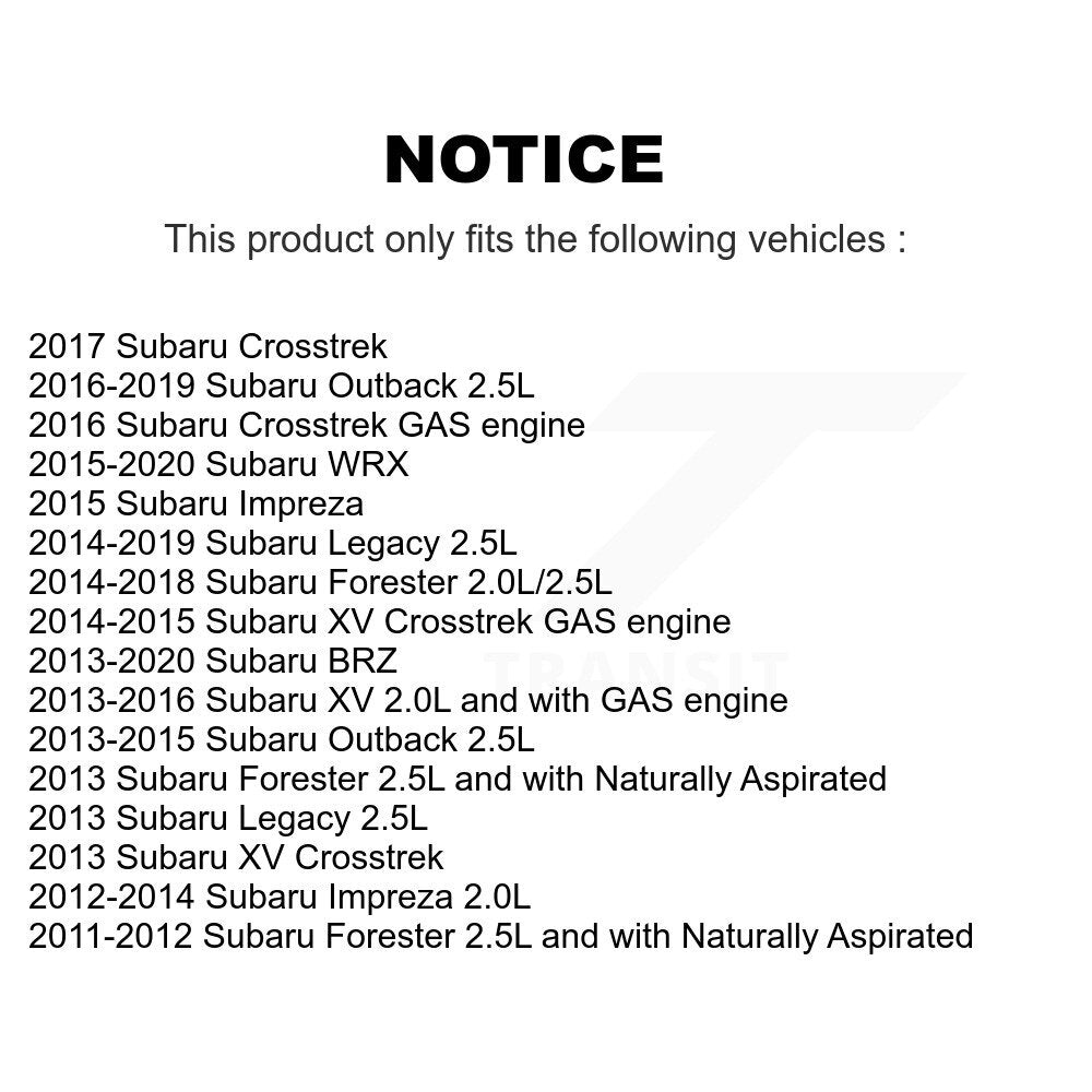 Accessory Drive Ceinture Tensioner Assemblage pour Subaru Forester Outback Impreza XV
