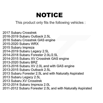 Accessory Drive Ceinture Tensioner Assemblage pour Subaru Forester Outback Impreza XV