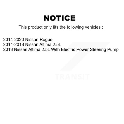 Montage de tension de courroie d'entraînement accessoire pour Nissan Rogue Altima KTP-89720