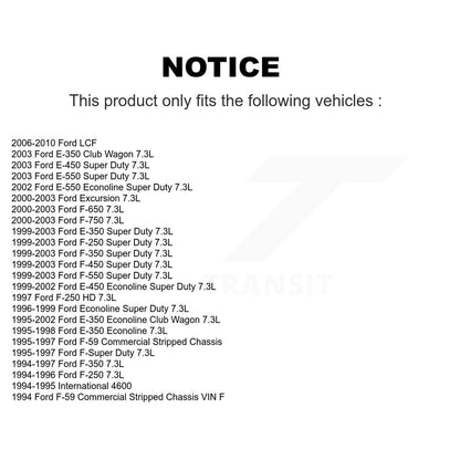 Filtre à huile moteur pour Ford F-350 Super Duty F-250 E-350 Econoline HD Club Wagon