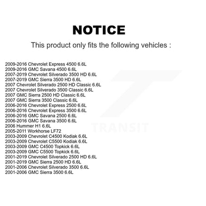 Filtre à huile moteur pour GMC Chevrolet Sierra 2500 HD Silverado 3500 Express Savan