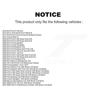 Bobine d'allumage pour Ford F-150 F-350 Super Duty F-250 Mustang Expedition Explorer
