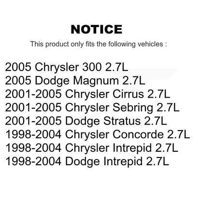 Bobine d'allumage pour Chrysler Sebring 300 Dodge Intrepid Magnum Concorde Stratus