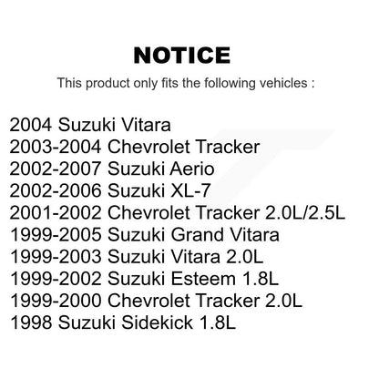 Bobine d'allumage pour Suzuki Chevrolet Tracker Grand Vitara Aerio XL-7 Sidekick