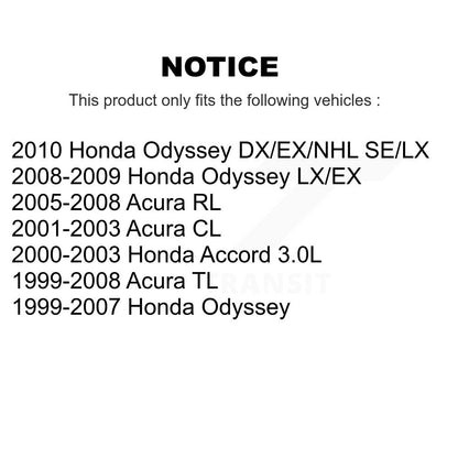 Bobine d'allumage pour Honda Odyssey Accord Acura TL RL CL MPS-MF242