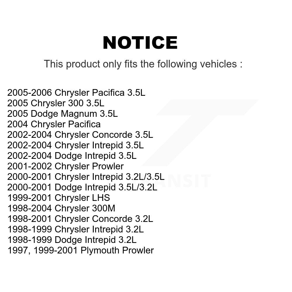Bobine d'allumage pour Chrysler 300 Dodge Intrepid Pacifica Magnum 300M Concorde LHS