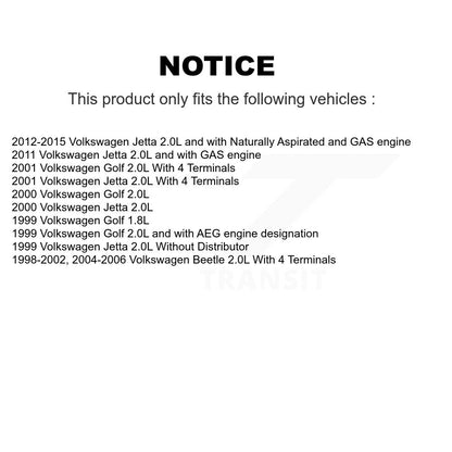 Bobine d'allumage pour Volkswagen Jetta Beetle Golf MPS-MF277
