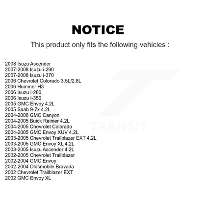 Bobine d'allumage pour GMC Chevrolet Colorado Canyon envoyé Trailblazer Hummer H3 XL