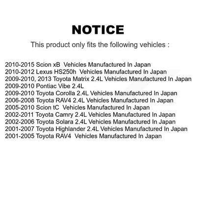 Bobine d'allumage pour Toyota Camry Corolla Matrix RAV4 Pontiac Vibe Highlander Scio