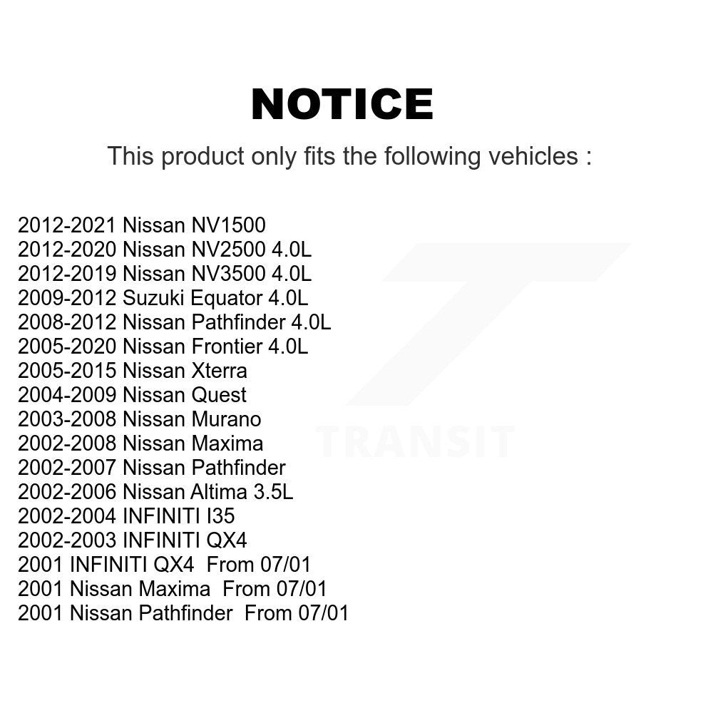 Bobine d'allumage pour Nissan Frontier Pathfinder Altima Xterra Murano Maxima NV2500