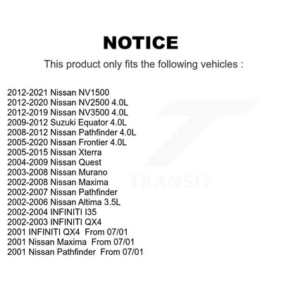 Bobine d'allumage pour Nissan Frontier Pathfinder Altima Xterra Murano Maxima NV2500