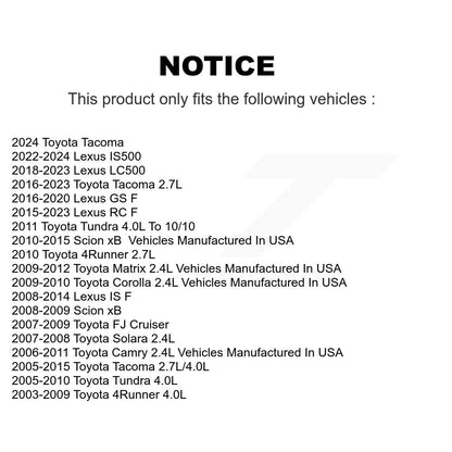 Bobine d'allumage pour Toyota Tacoma Corolla Camry Matrix Tundra 4Runner FJ Cruiser