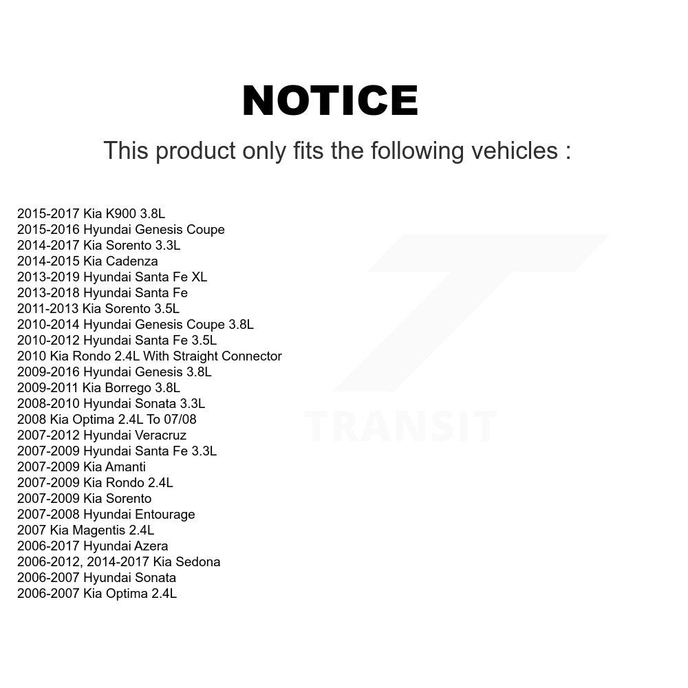Bobine d'allumage pour Hyundai Kia Santa Fe Sorento Sonata Sedona Genesis coupé XL