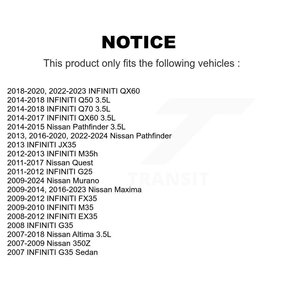 Bobine d'allumage pour Nissan Murano Altima Pathfinder INFINITI QX60 Maxima Q50 EX35