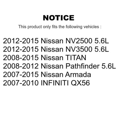 Bobine d'allumage pour Nissan TITAN Pathfinder Armada NV2500 NV3500 INFINITI QX56