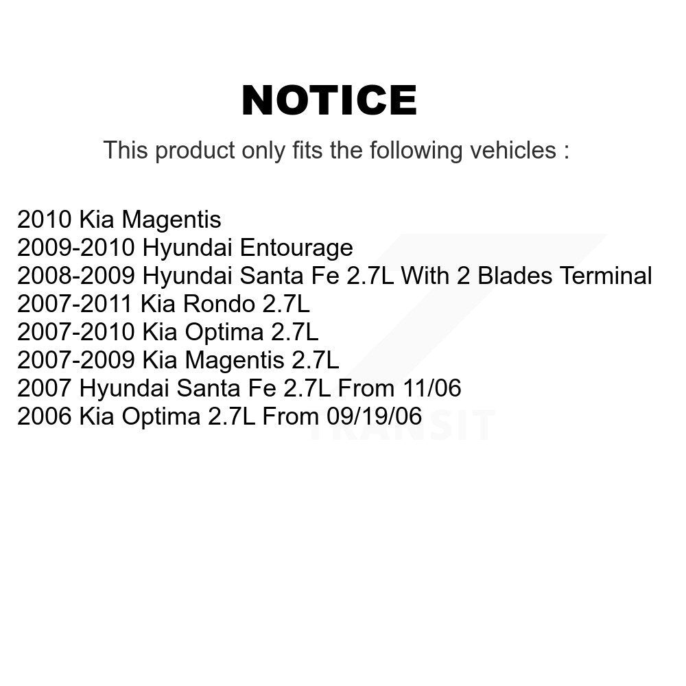 Bobine d'allumage pour Hyundai Santa Fe Kia Rondo Optima entourage Magentis MPS-MF55