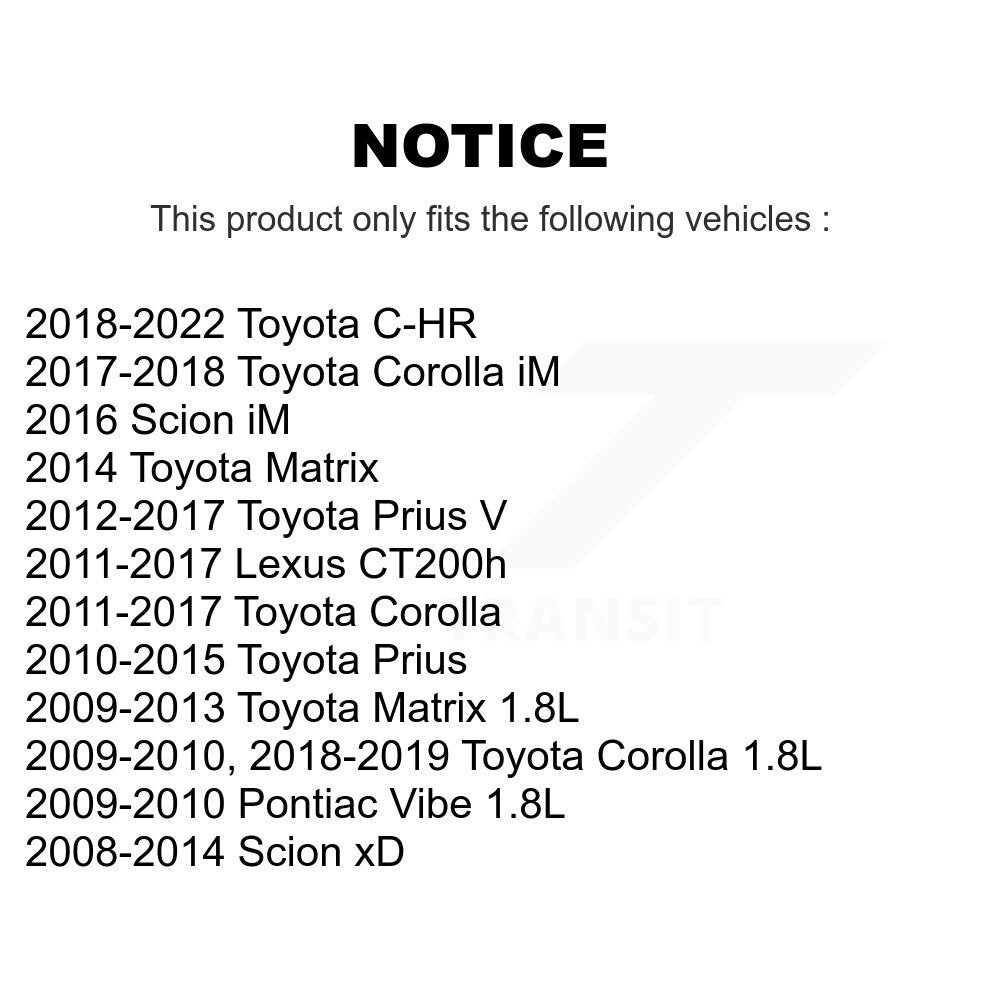 Bobine d'allumage pour Toyota Corolla Matrix C-HR Pontiac Vibe Prius V iM Lexus Scio