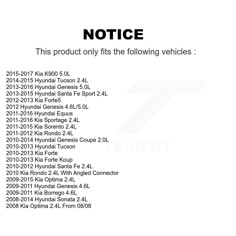 Bobine d'allumage pour Hyundai Kia Tucson Santa Fe Sport Sonata Sorento Optima Forte