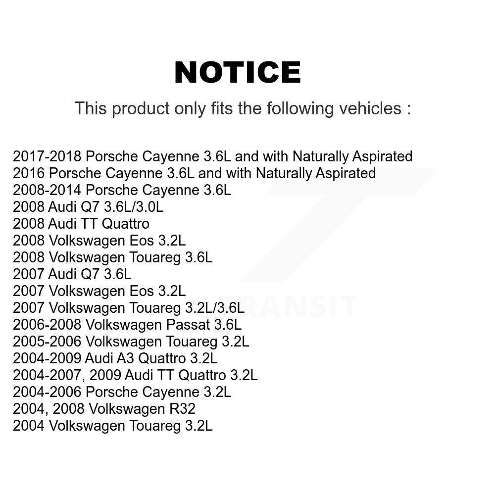Bobine d'allumage pour Porsche Cayenne Volkswagen Audi Passat Eos Touareg Q7 TT A3