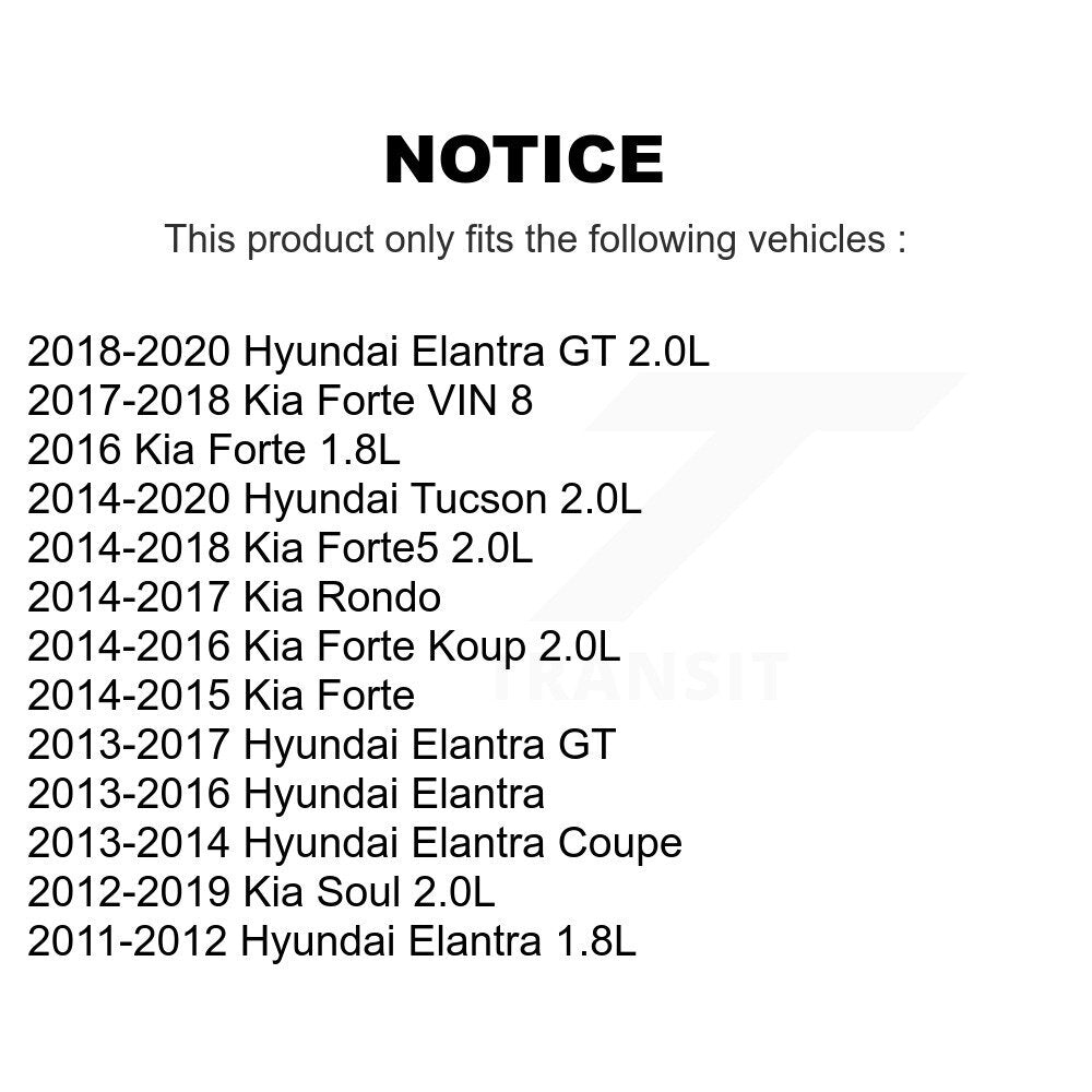Bobine d'allumage pour Hyundai Elantra Tucson Kia Soul GT Forte Forte5 Rondo coupé
