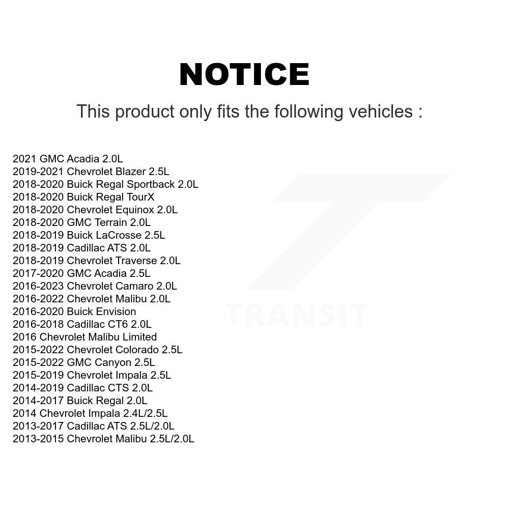 Bobine d'allumage pour Chevrolet Equinox GMC Malibu Colorado Canyon Buick Cadillac