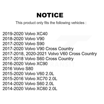 Bobine d'allumage pour Volvo XC60 XC90 XC40 S60 V60 Cross Country XC70 S90 V90 S80