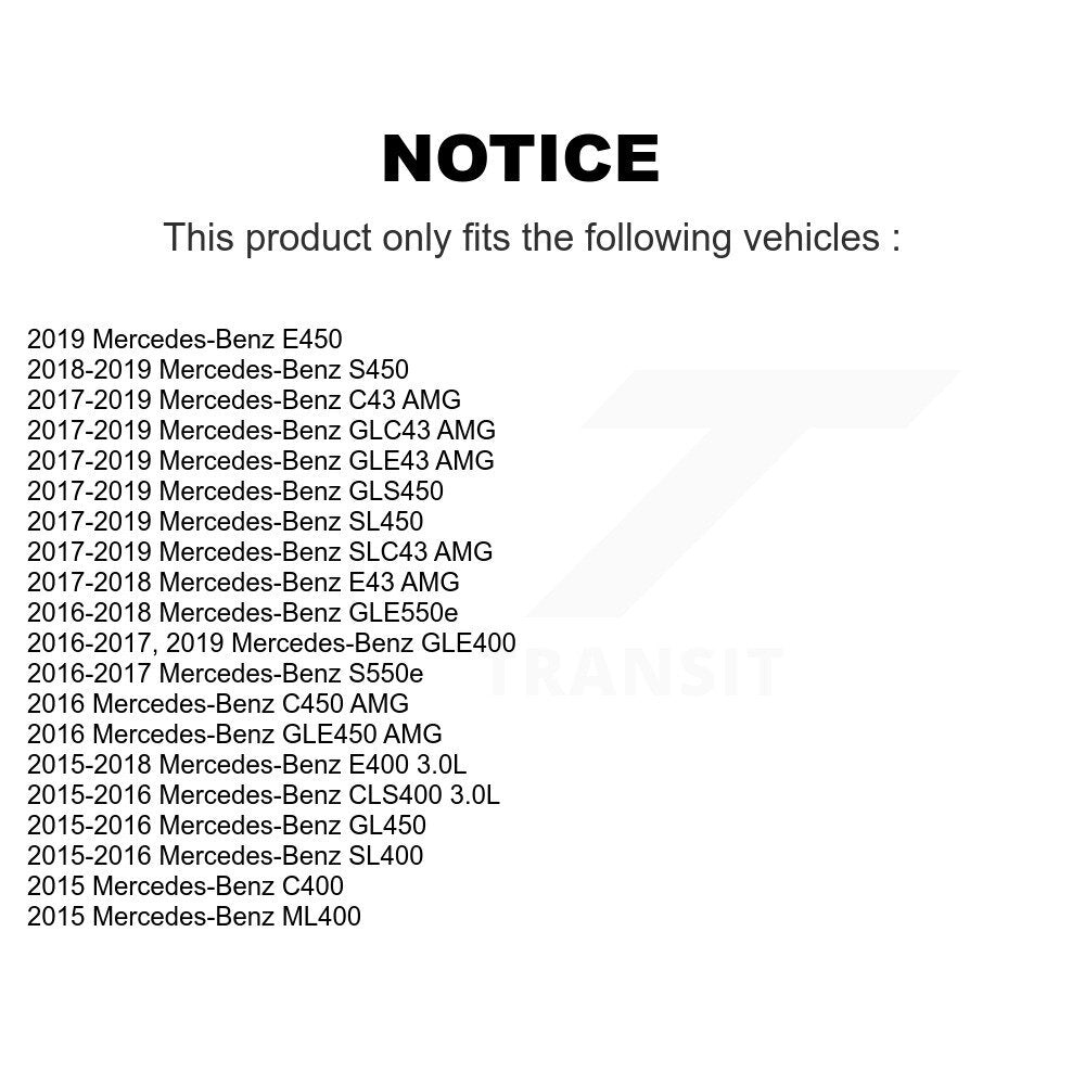 Bobine d'allumage pour Mercedes-Benz C43 AMG E400 GLC43 GLE43 GLE400 C400 GLS450 C45