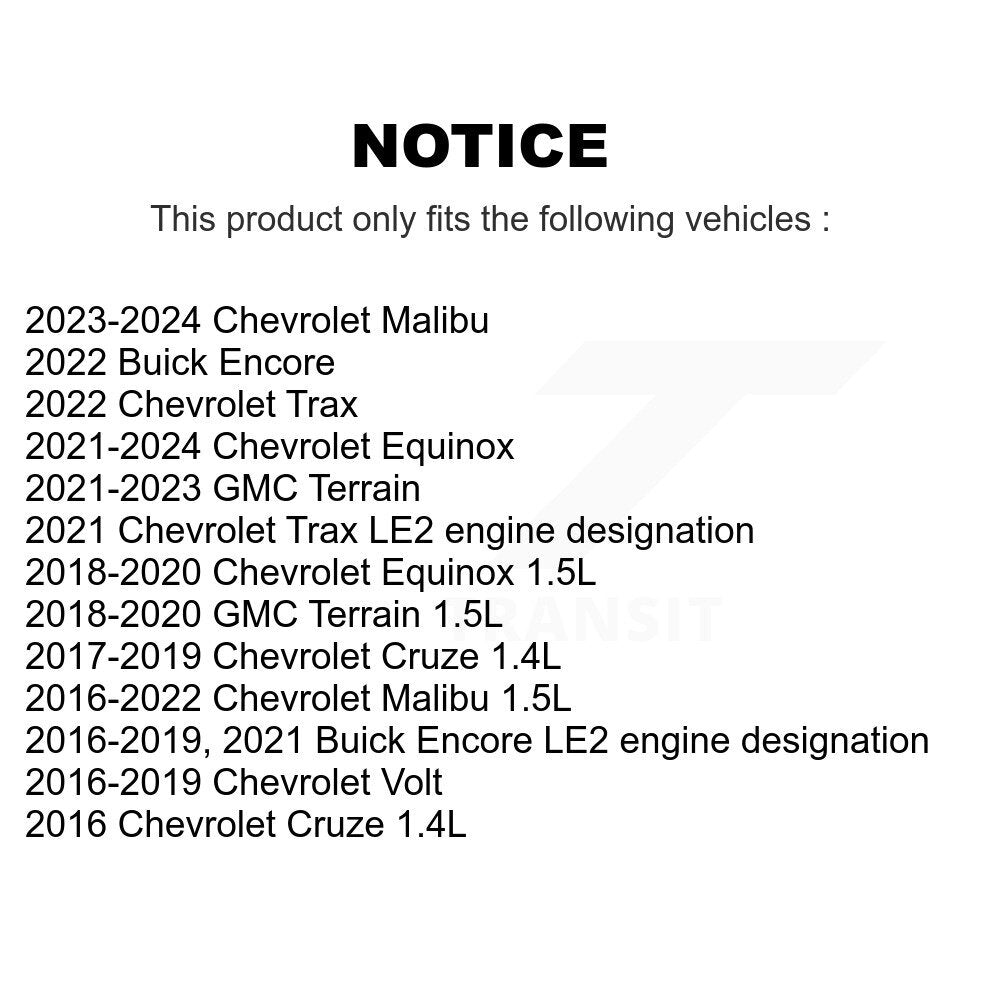 Bobine d'allumage pour Chevrolet Cruze Equinox Buick Encore GMC Terrain Malibu Volt