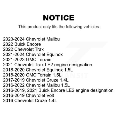 Bobine d'allumage pour Chevrolet Cruze Equinox Buick Encore GMC Terrain Malibu Volt