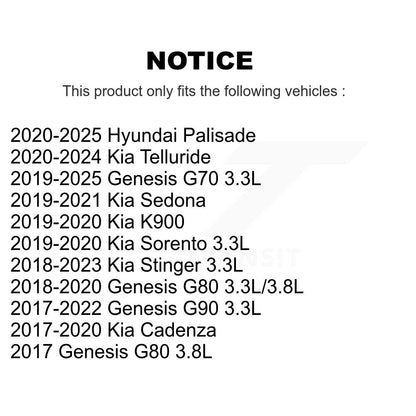 Bobine d'allumage pour Kia Sorento Sedona Hyundai palissade Telluride Stinger Genesis