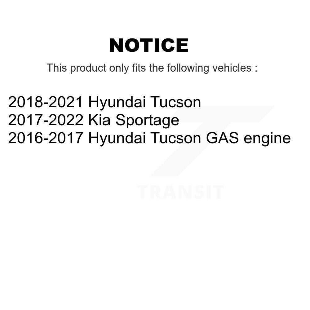 Sabot de frein de stationnement arrière pour Hyundai Tucson Kia Sportage NB-1086B