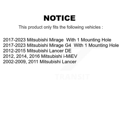 Sabot de frein à tambour arrière pour Mitsubishi Lancer Mirage G4 i-MiEV NB-778B