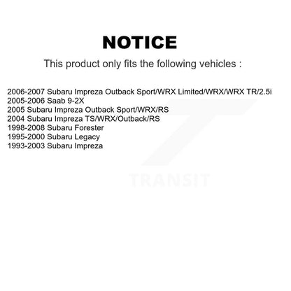 Sabot de frein de stationnement arrière pour Subaru Impreza Forester Legacy Saab 9-2X NB-794B