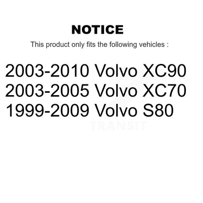 Sabot de frein de stationnement pour Volvo XC90 XC70 S80 NB-829B