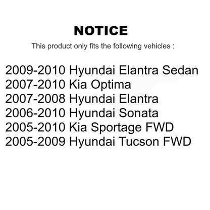 Sabot de frein de stationnement arrière, pour Hyundai Elantra Sonata Tucson Kia Sportage Optima