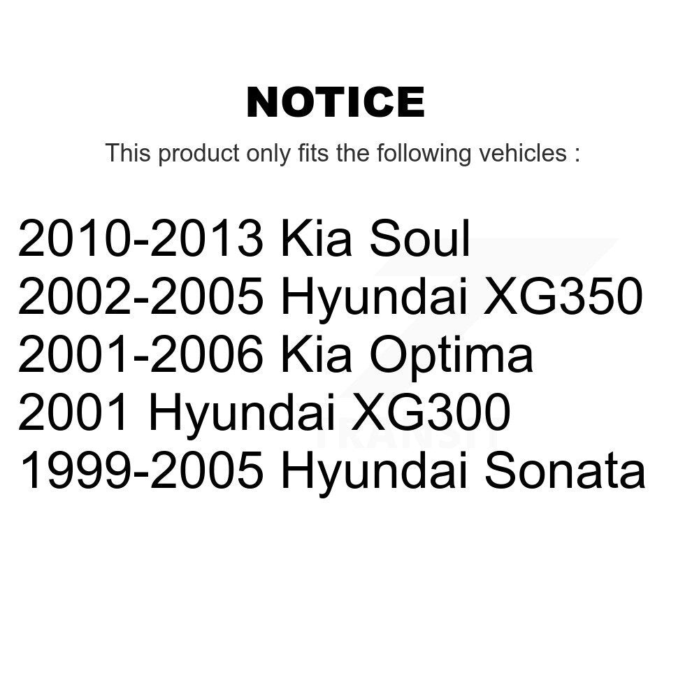 Sabot de frein de stationnement arrière, pour Kia Soul Hyundai Sonata Optima XG350 XG300 NB-889B