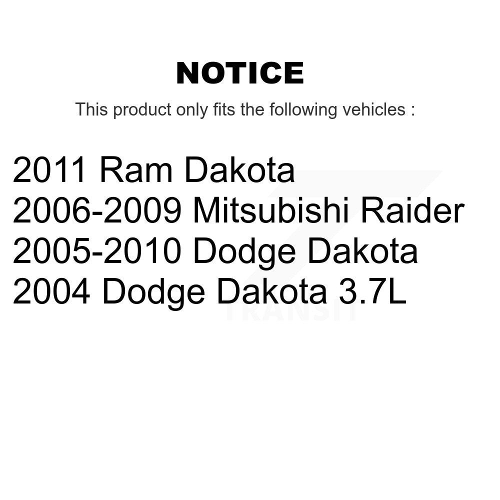 Sabot de frein à tambour arrière pour Dakota Dodge Ram Mitsubishi Raider NB-922B