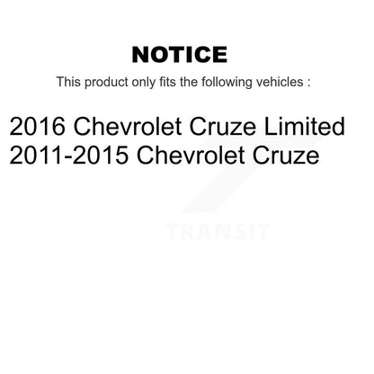 Sabot de frein à tambour arrière pour Chevrolet Cruze Limited NB-992B