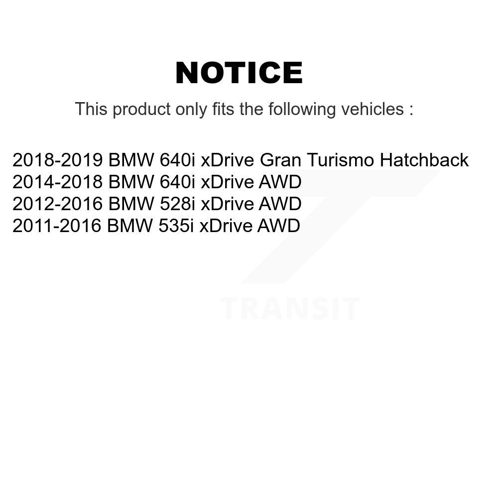 Arbre d'essieu CV avant droit, pour BMW 535i xDrive 528i 640i Gran Turismo NCV-BM2704