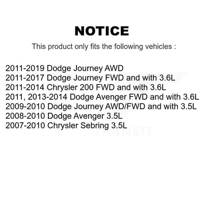 Arbre d'essieu CV avant gauche, pour Dodge Journey Chrysler 200 Avenger Sebring