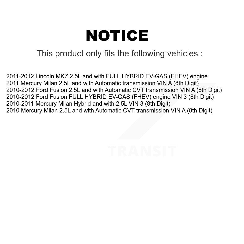 Arbre d'essieu CV avant droit, pour Ford Fusion Lincoln MKZ Mercury Milan NCV-FD11013