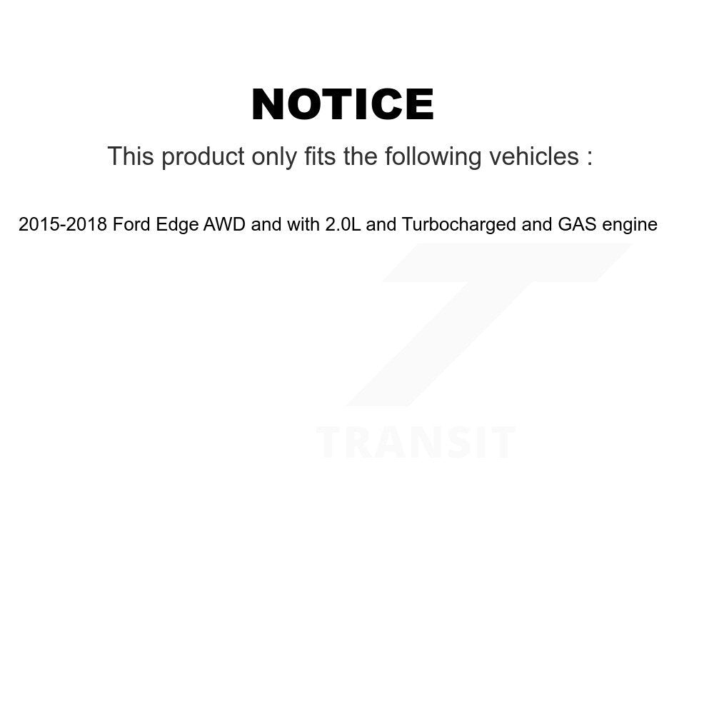 Arbre d'essieu avant droit pour Ford Edge AWD avec moteur GAS turbocompressé 2.0L