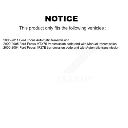 Arbre d'essieu CV avant droit pour Ford Focus NCV-FD11128